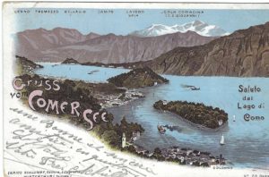 Saluti dal lago di Como 1912 Saluti dal lago di Como 1912