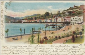 Lugano, Giardino pubblico e quai 1902