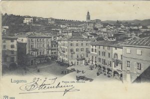 Lugano Piazza della riforma 1905