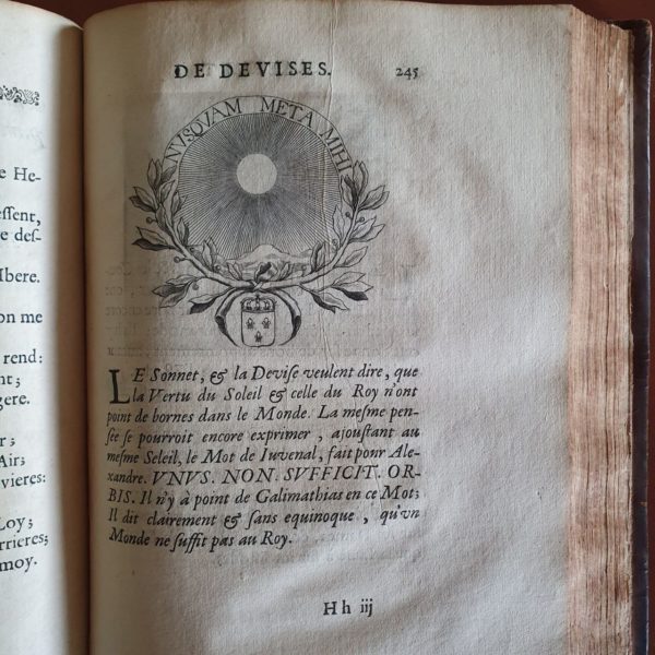 De l'art des devises, par Pierre Le Moyne 1666