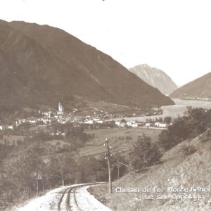 Ferrovia Monte Generoso con vista su Capolago