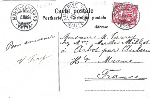 Monte Generoso Veduta 1906 Monte Generoso Veduta 1906