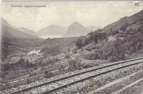 Ferrovia Lugano-Tesserete. 1910