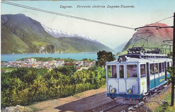 Ferrovia Lugano-Tesserete. Lugano 1913