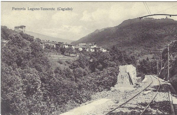 Ferrovia Lugano-Tesserete. Cagiallo