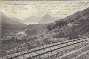 Ferrovia Lugano-Tesserete. Lugano 1909