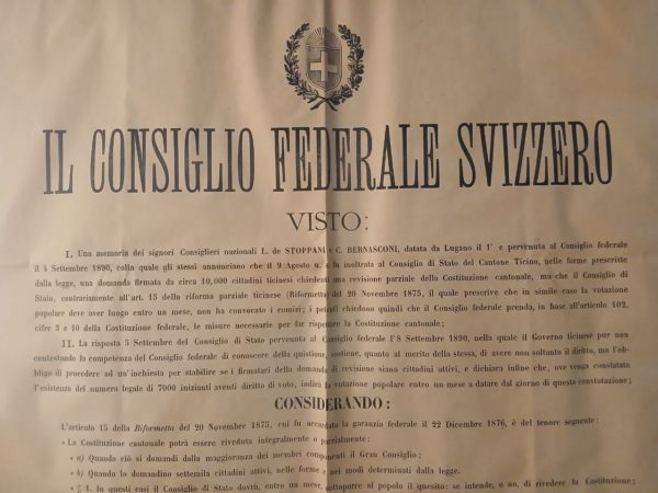 Foglio volante 1890