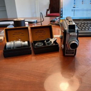 Cine-Kodak Magazine 8 – Set vintage con obiettivi
