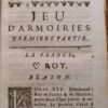 Jeu d'armoires 1697 Jeu d'armoires 1697