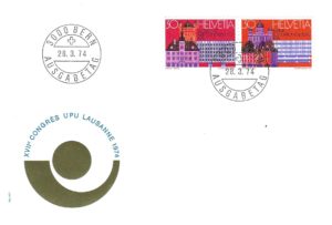 Busta primo giorno Svizzera 1974 Congresso UPU Losanna Busta primo giorno Svizzera 1974 Congresso UPU Losanna