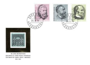 Busta primo giorno Svizzera 1974 Centenario UPU Busta primo giorno Svizzera 1974 Centenario UPU