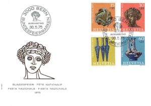 Busta primo giorno Svizzera 1975 Pro Patria Helvetia Busta primo giorno Svizzera 1975 Pro Patria Helvetia