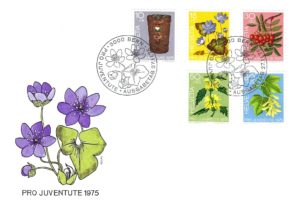 Busta primo giorno Svizzera 1975 Pro Juventute Helvetia