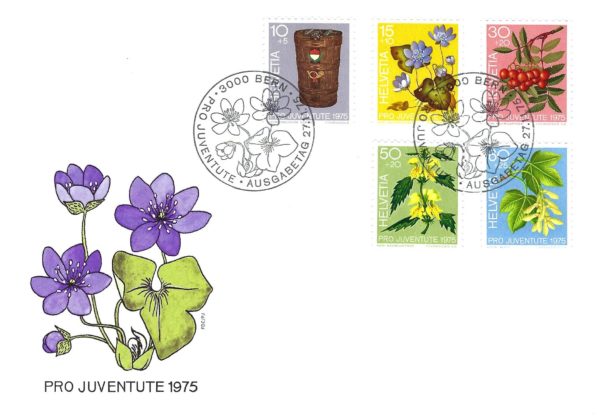 Busta primo giorno Svizzera 1975 Pro Juventute Helvetia Busta primo giorno Svizzera 1975 Pro Juventute Helvetia