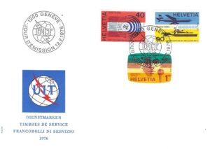 Busta primo giorno Svizzera 1976 UIT Helvetia Busta primo giorno Svizzera 1976 UIT Helvetia
