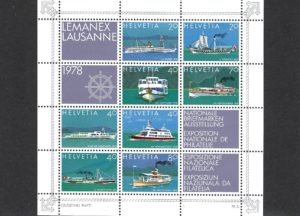 Foglietto Svizzera 1978 – Lemanex Lausanne Filatelia