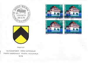 FDC Svizzera 1978 – Pro Patria Castello di Hagenwil