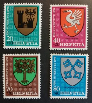 Serie Pro Juventute 1978 – set 4 francobolli
