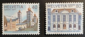 Svizzera CEPT Europa 1978 – serie completa Serie CEPT Europa 1978 Svizzera 40c e 80c