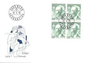 Busta Primo Giorno Rainer Maria Rilke 1979 Busta Primo Giorno Rainer Maria Rilke 1979 Svizzera