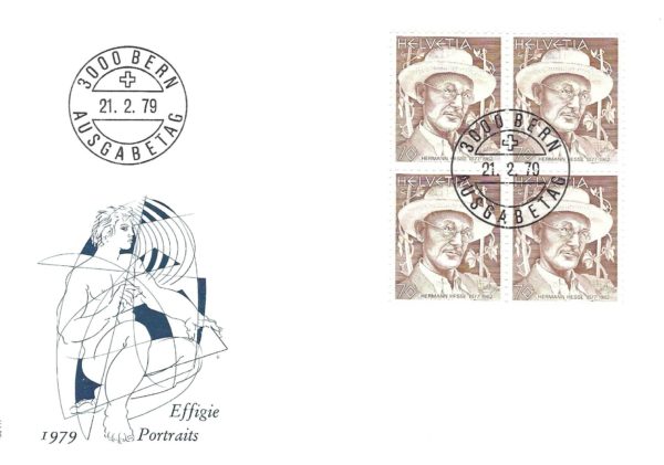 Busta Primo Giorno Hermann Hesse 1979 Svizzera