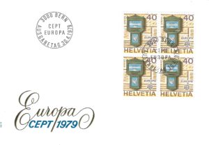 Busta Primo Giorno Europa CEPT 1979 Busta Primo Giorno Europa CEPT 1979 Cassetta Postale Svizzera