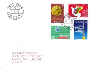 FDC Francobolli Speciali Svizzera 1979 Busta Primo Giorno Francobolli Speciali Svizzera 1979