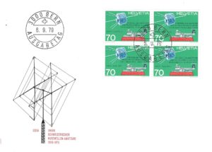 FDC Svizzera 1979 USKA con blocco da quattro francobolli da 70 c