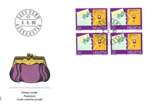 Busta FDC 1980 Conto Corrente Postale Postcheck