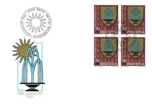 Busta FDC Pro Juventute 1980 Scuol