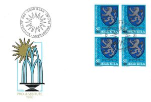 Busta FDC Pro Juventute 1980 Wolfenschiessen