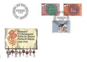 FDC Svizzera 1981 Dieta di Stans FDC Svizzera 1981 Dieta di Stans serie completa