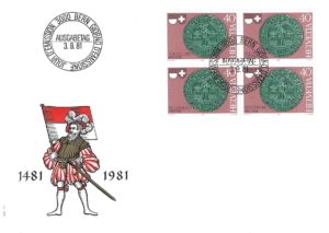FDC Svizzera 1981 Solothurn serie commemorativa