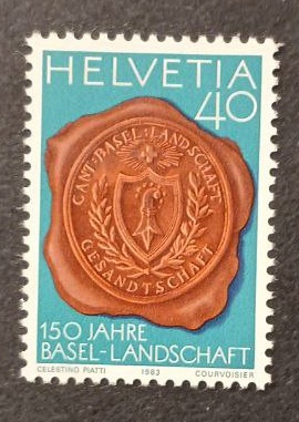 Svizzera 1983 – 150 anni Basel Landschaft