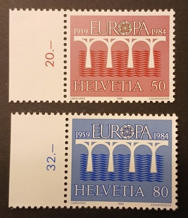 Europa 1984 – Helvetia 50 e 80
