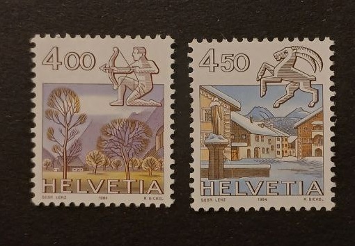 Helvetia 1984 – Paesaggi e grafica