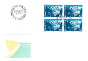 FDC 1985 – Grands Barrages Lausanne