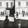 Lugano 1892–1901 – Bambini in piazza Lugano 1892–1901 – bambini che giocano in piazza davanti al Prestino e alla Trattoria del Cervo